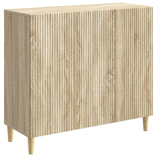 vidaXL Πλαϊνό γραφείο Sonoma Δρυς 89 x 34,5 x 80 εκ Επεξεργασμένο Ξύλο