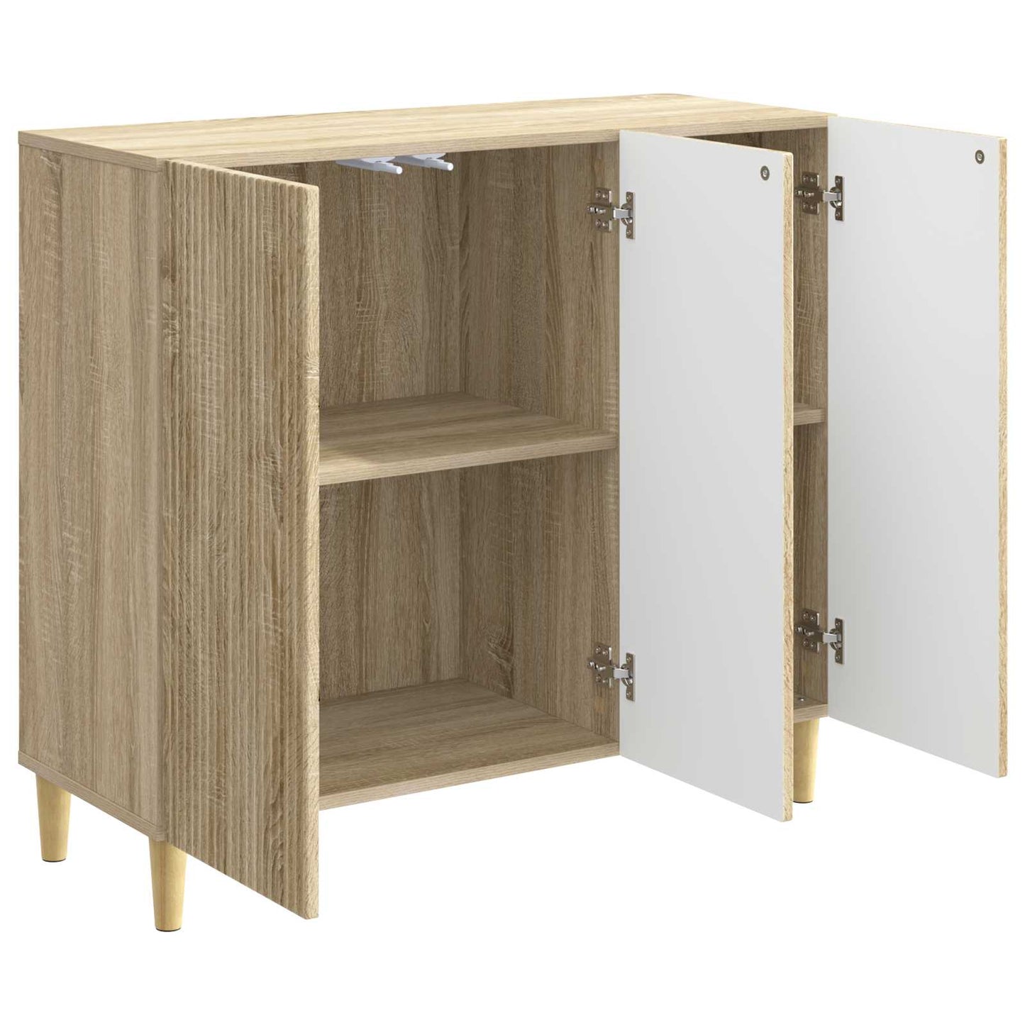 vidaXL Πλαϊνό γραφείο Sonoma Δρυς 89 x 34,5 x 80 εκ Επεξεργασμένο Ξύλο