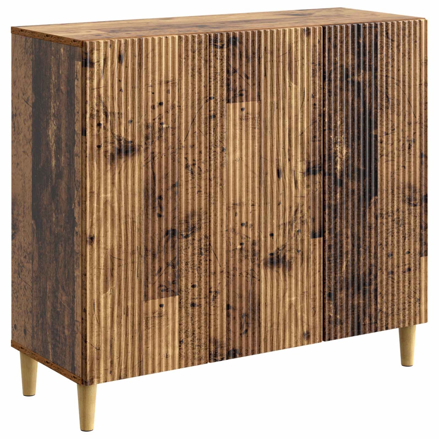 vidaXL Πλαϊνό γραφείο Παλαιωμένο ξύλο 89 x 34,5 x 80 εκ
