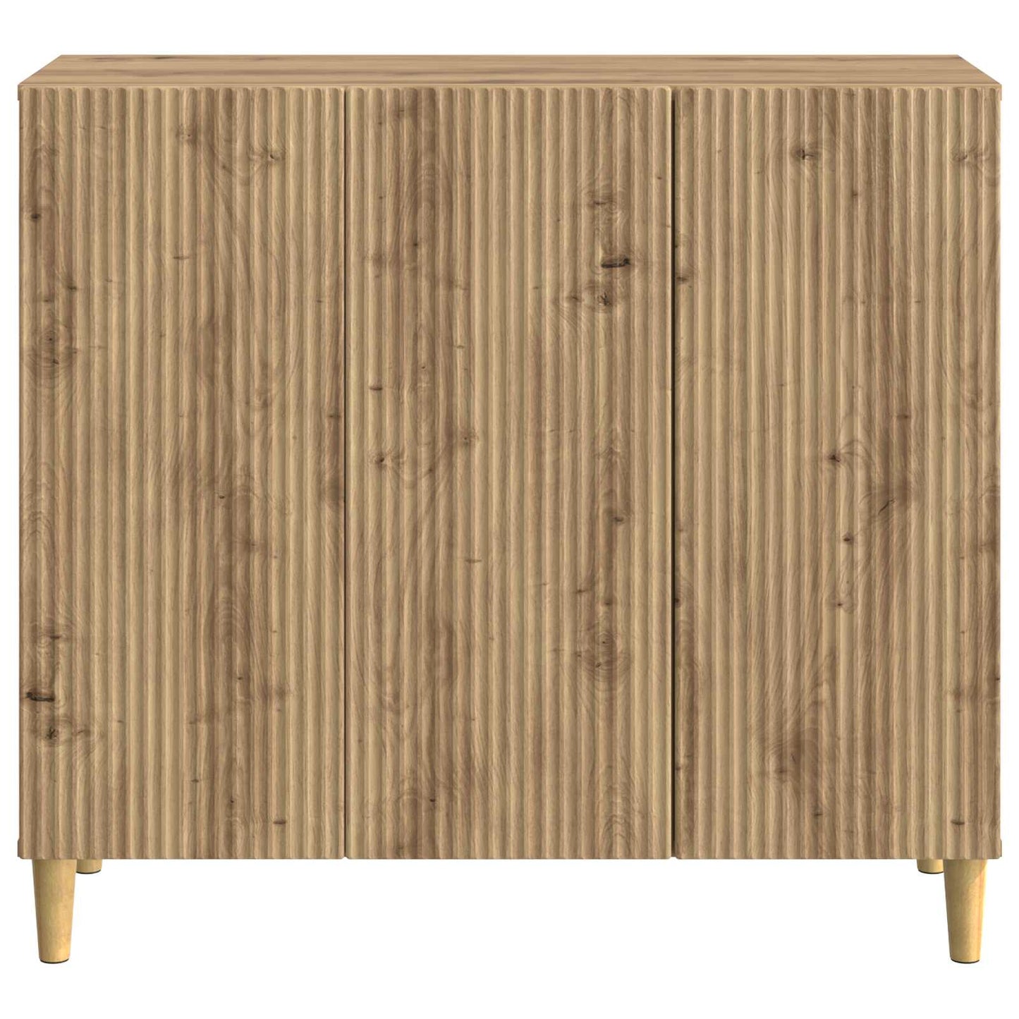 vidaXL Πλαϊνό γραφείο Artisan Δρυς 89 x 34,5 x 80 εκ