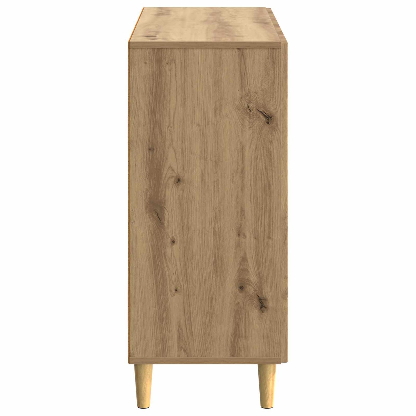 vidaXL Πλαϊνό γραφείο Artisan Δρυς 89 x 34,5 x 80 εκ
