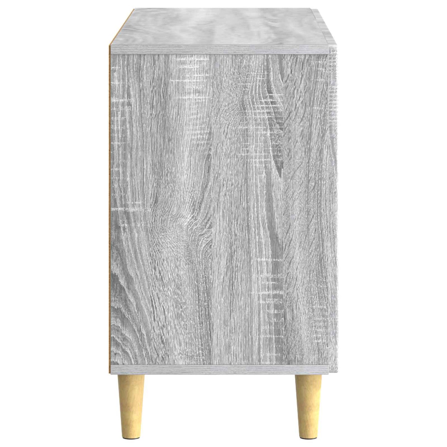 vidaXL Πλαϊνό γραφείο με συρτάρι Γκρι Sonoma 89 x 34,5 x 60 εκ.