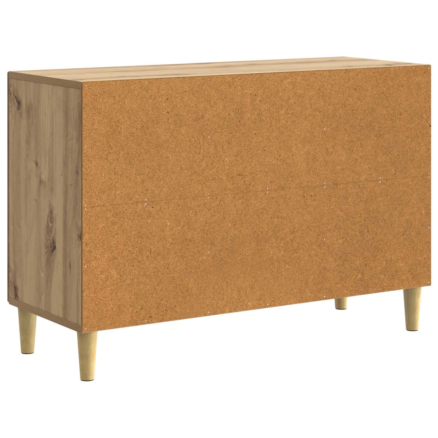 vidaXL Πλαϊνό γραφείο Artisan Δρυς 89 x 34,5 x 60 εκ.