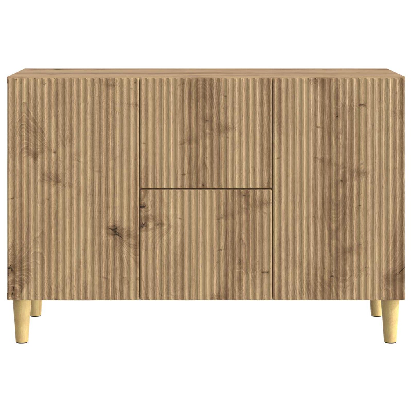 vidaXL Πλαϊνό γραφείο Artisan Δρυς 89 x 34,5 x 60 εκ.