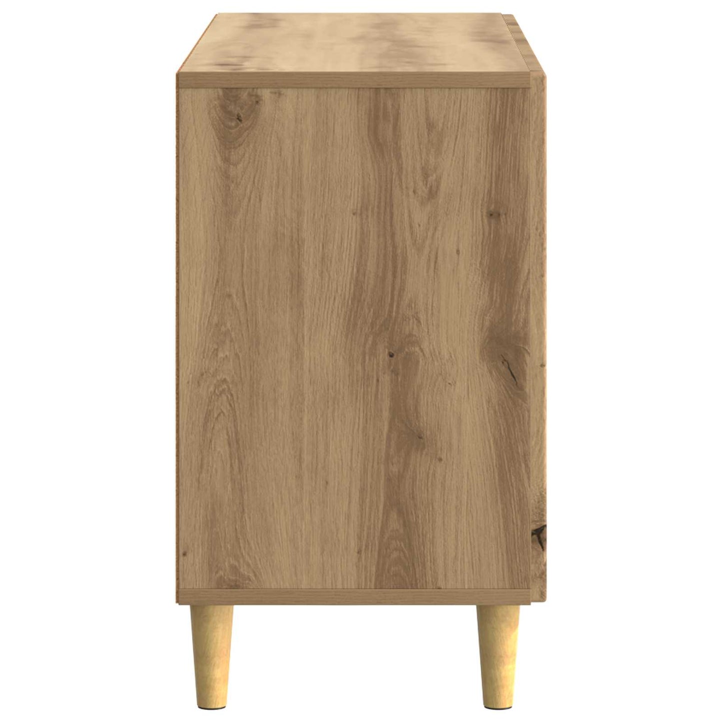 vidaXL Πλαϊνό γραφείο Artisan Δρυς 89 x 34,5 x 60 εκ.
