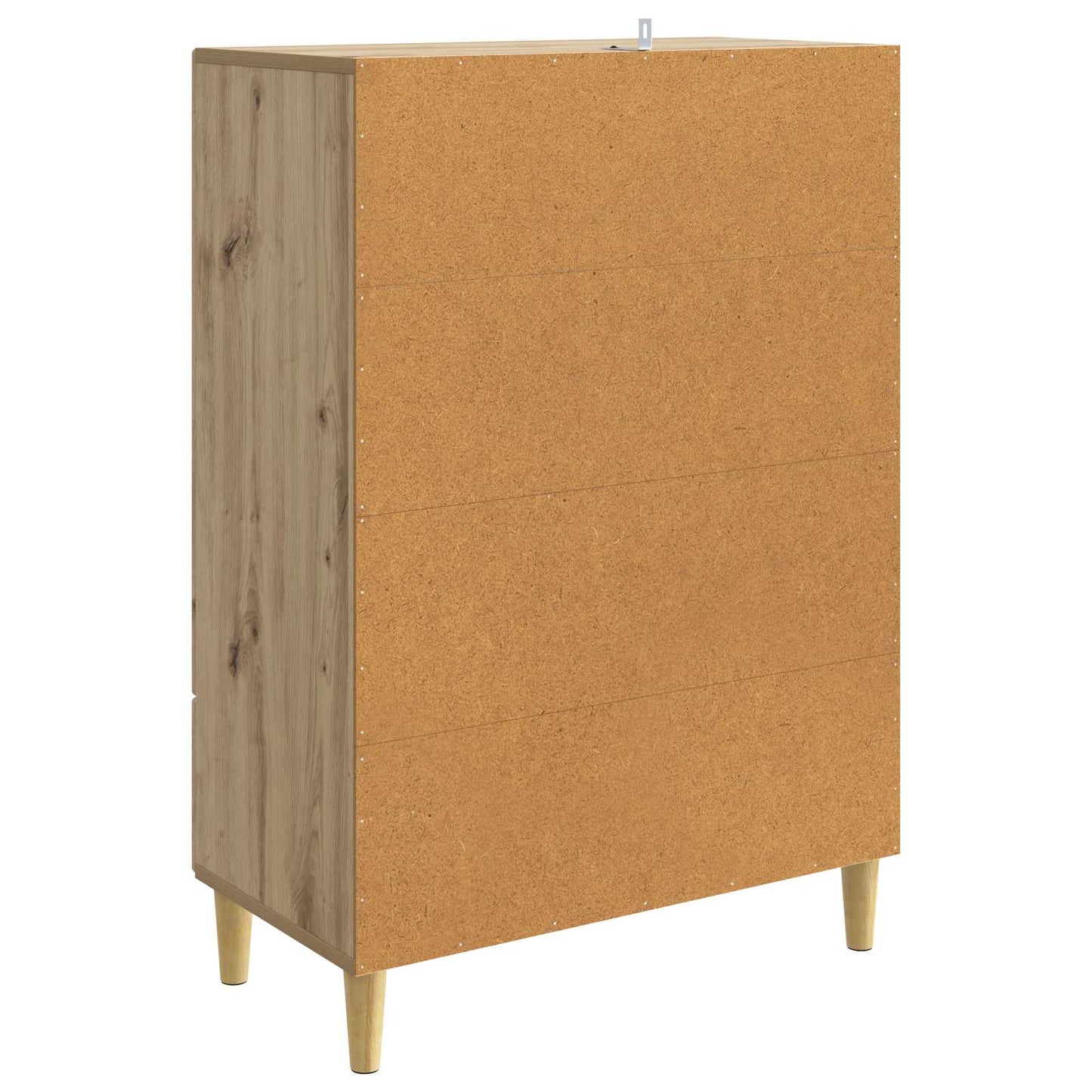 vidaXL Πλαϊνό γραφείο Artisan Δρυς 66 x 34,5 x 95 εκ.
