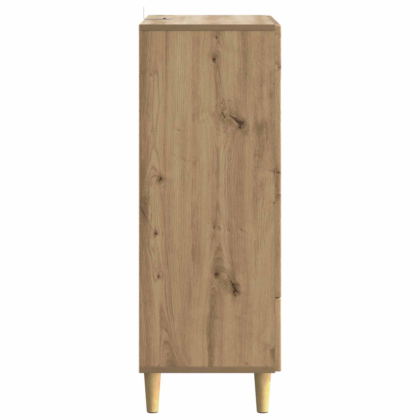 vidaXL Πλαϊνό γραφείο Artisan Δρυς 66 x 34,5 x 95 εκ.