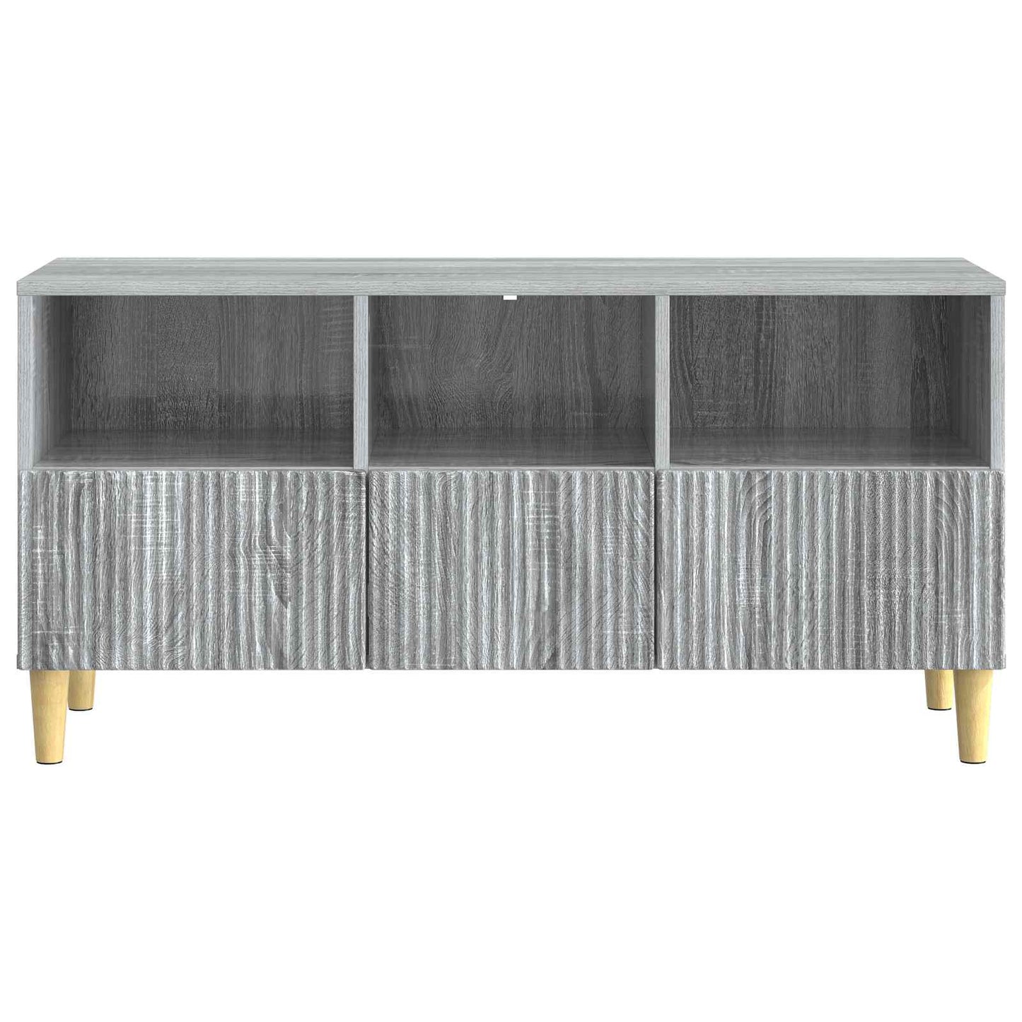 vidaXL Ντουλάπι TV Γκρι Sonoma 102 x 34,5 x 50 εκ. Επεξεργασμένο Ξύλο