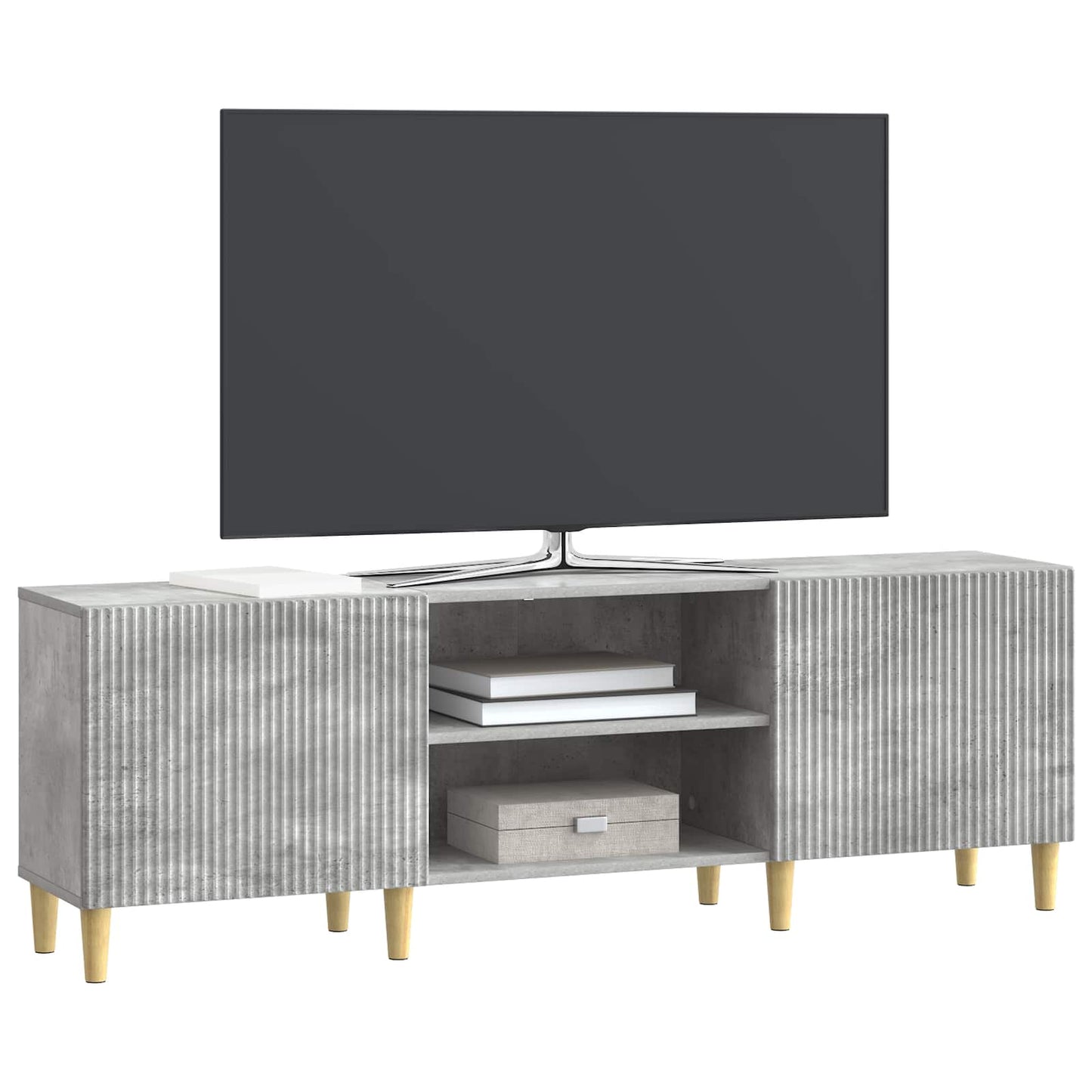 vidaXL Ντουλάπι TV Γκρι Σκυροδέματος 150 x 31 x 50 εκ.