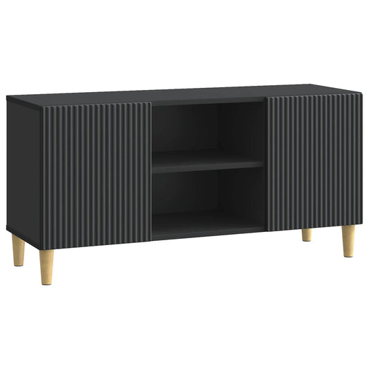 vidaXL Ντουλάπι TV Μαύρο 102 x 34,5 x 50 εκ. Επεξεργασμένο Ξύλο