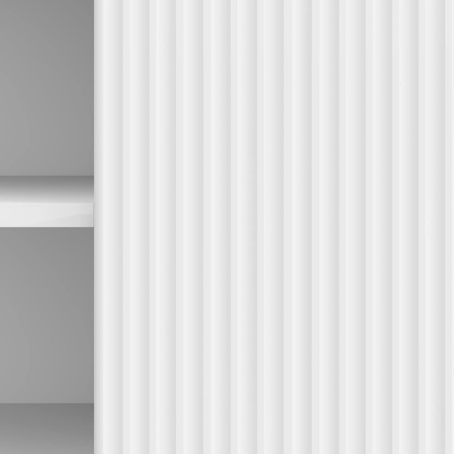 vidaXL Ντουλάπι TV Γυαλιστερό Λευκό 102 x 34,5 x 50 εκ.