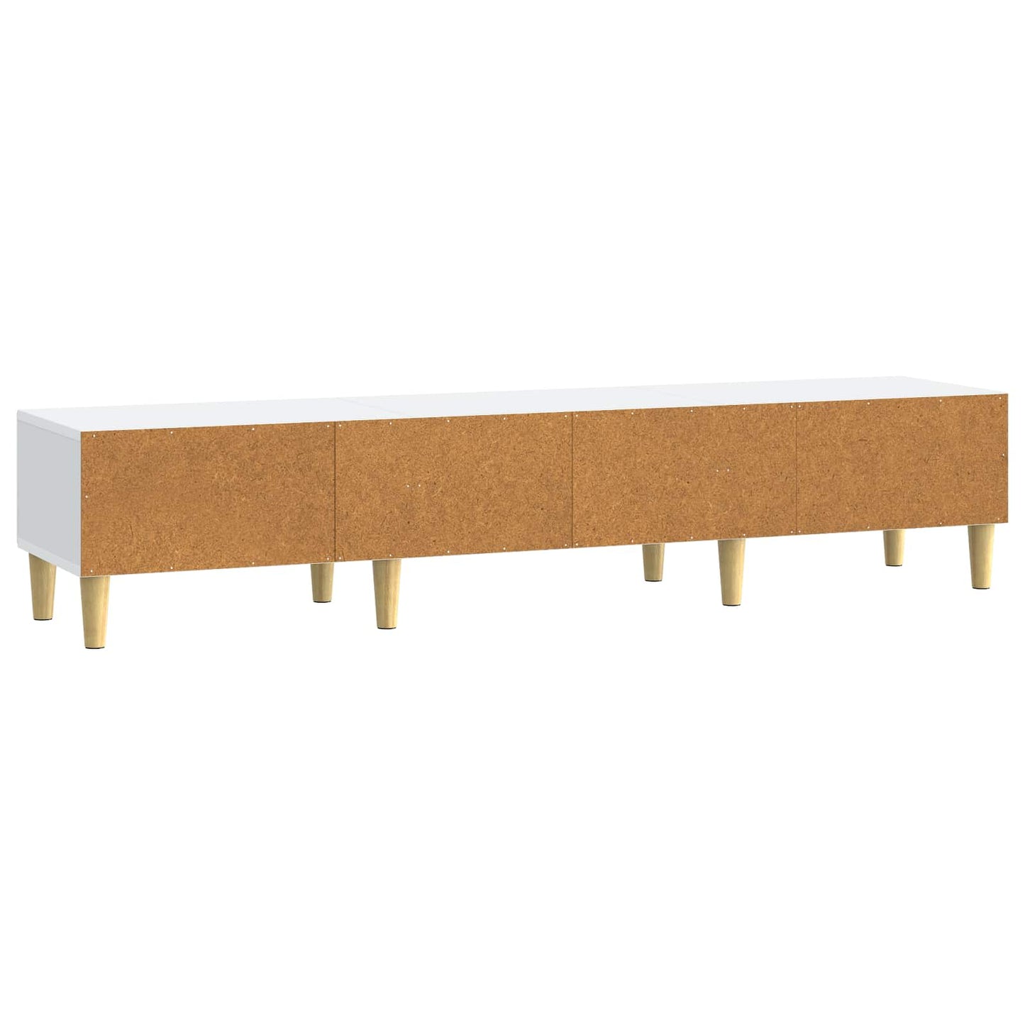 vidaXL Ντουλάπι TV Λευκό 147 x 34,5 x 30 εκ Επεξεργασμένο Ξύλο
