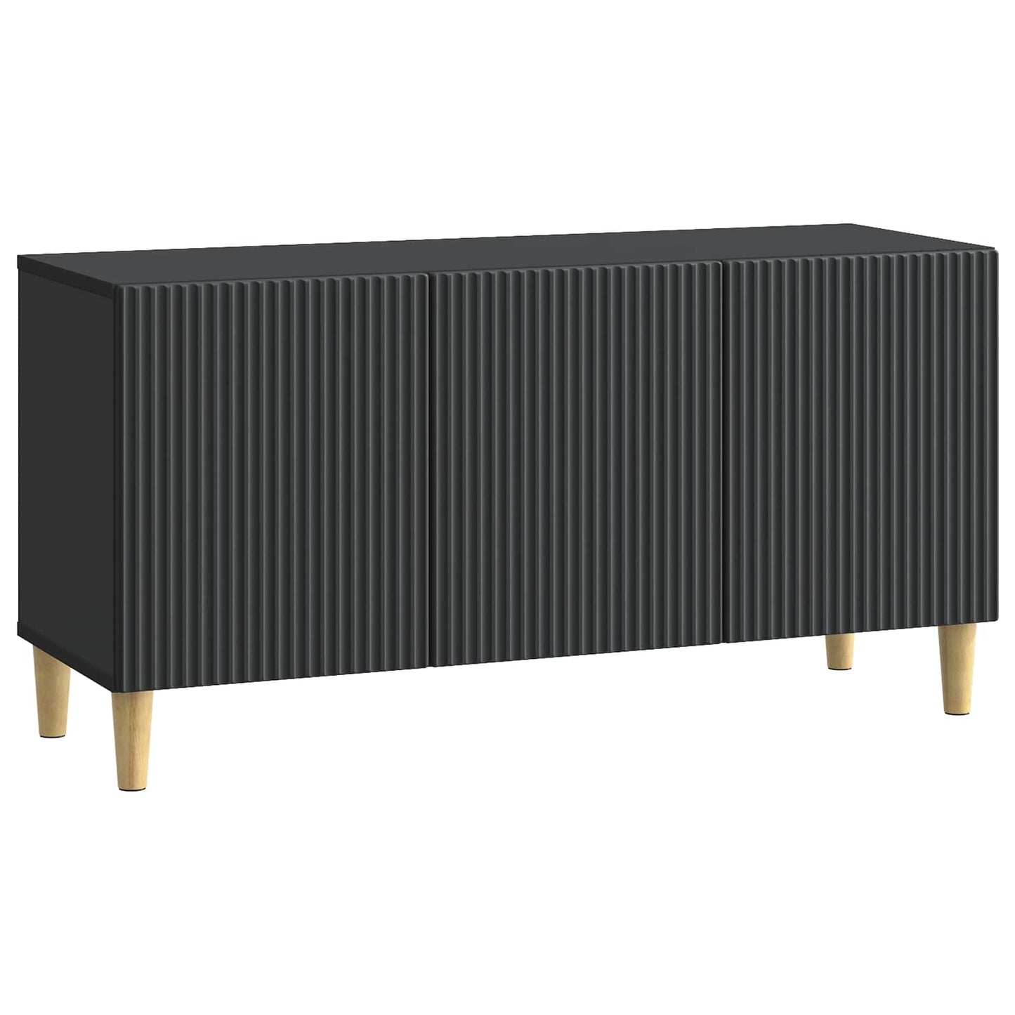 vidaXL Ντουλάπι TV Μαύρο 99 x 34,5 x 50 εκ. Επεξεργασμένο Ξύλο
