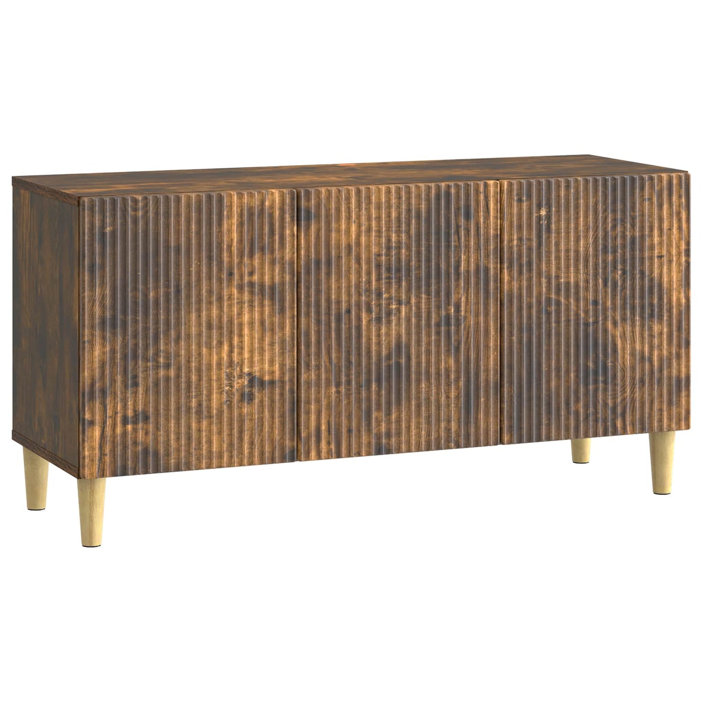 vidaXL Ντουλάπι TV Καπνισμένο Ξύλο Δρυός 99 x 34,5 x 50 εκ.