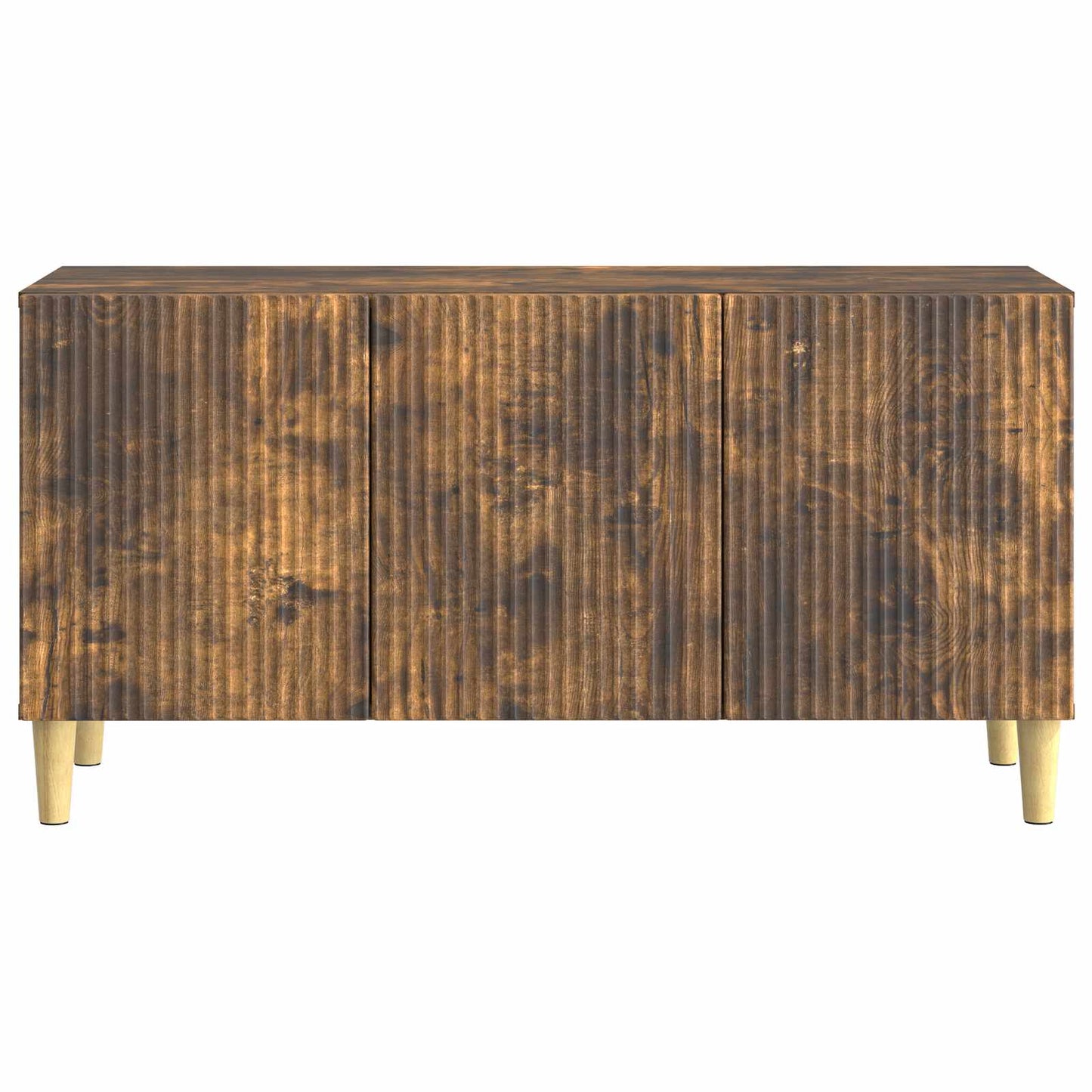 vidaXL Ντουλάπι TV Καπνισμένο Ξύλο Δρυός 99 x 34,5 x 50 εκ.