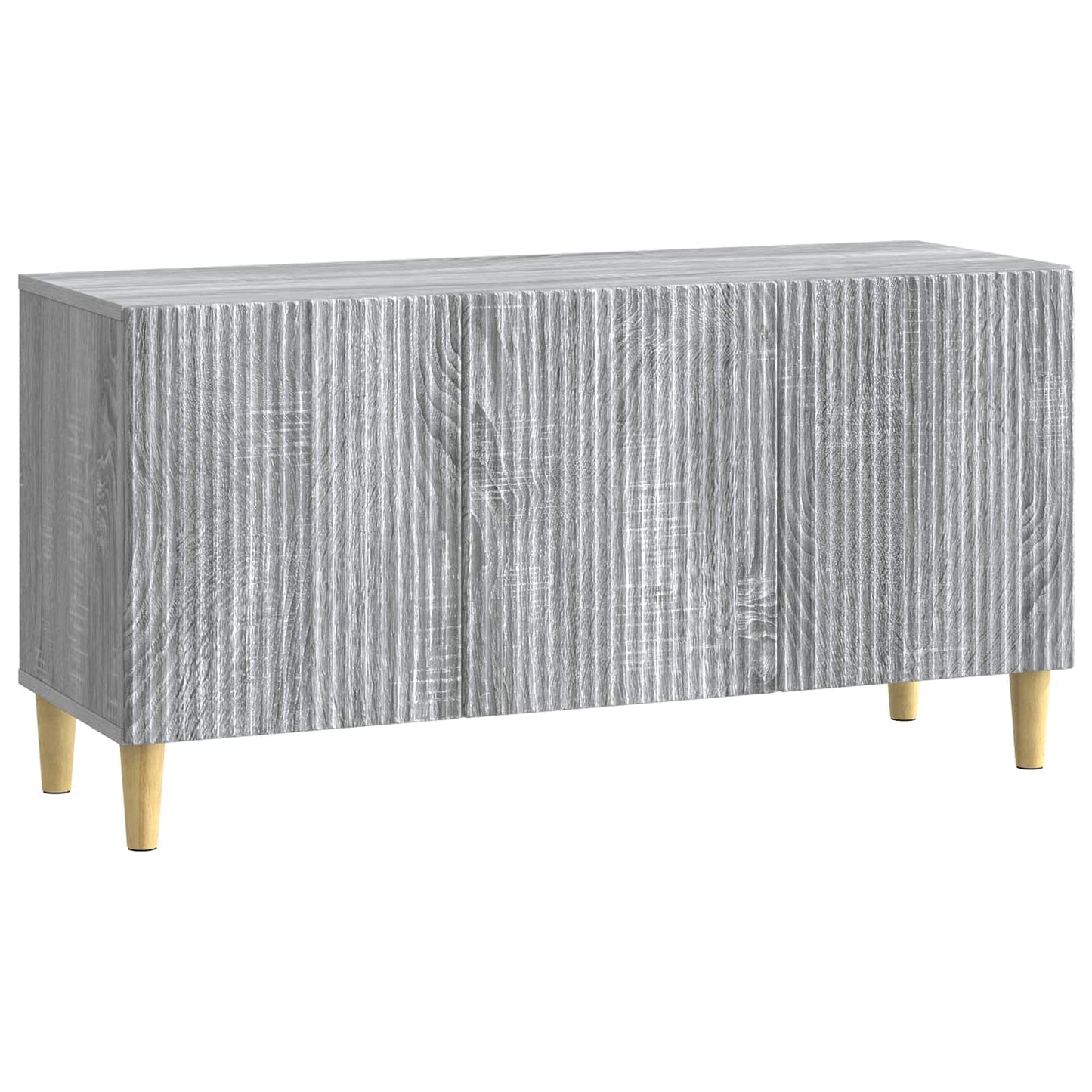vidaXL Ντουλάπι TV Γκρι Sonoma 99 x 34,5 x 50 εκ. Επεξεργασμένο Ξύλο