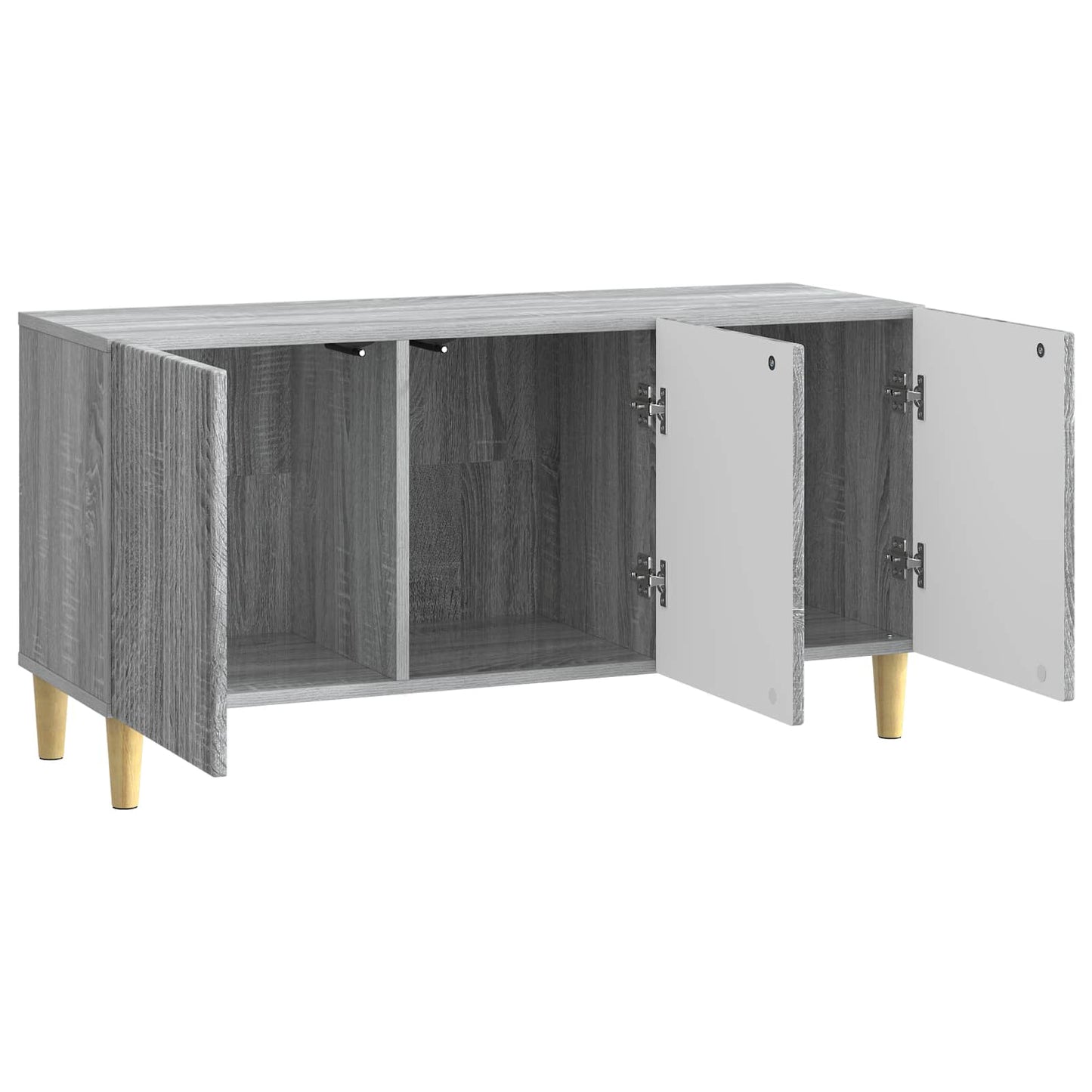 vidaXL Ντουλάπι TV Γκρι Sonoma 99 x 34,5 x 50 εκ. Επεξεργασμένο Ξύλο