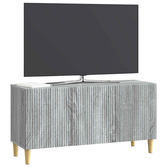 vidaXL Ντουλάπι TV Γκρι Sonoma 99 x 34,5 x 50 εκ. Επεξεργασμένο Ξύλο