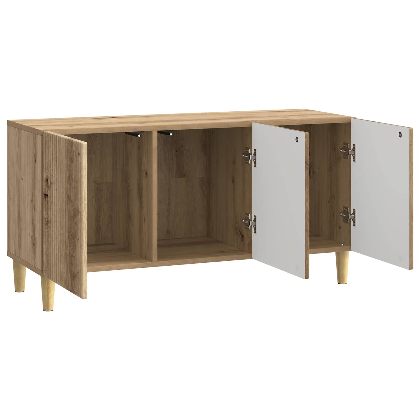 vidaXL Ντουλάπι TV 99 x 34,5 x 50 εκ. Artisan Δρυς Επεξεργασμένο Ξύλο