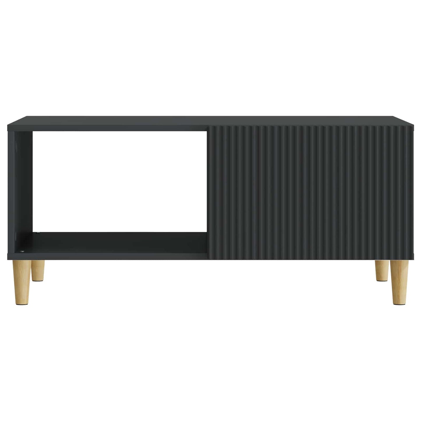 vidaXL Τραπεζάκι σαλονιού Μαύρο 90 x 50 x 40 cm Επεξεργασμένο Ξύλο
