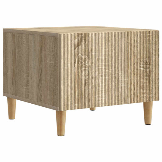 vidaXL Τραπεζάκι σαλονιού με συρτάρι Sonoma Δρυς 49 x 50 x 40 εκ