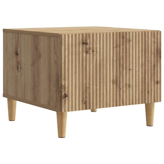 vidaXL Τραπεζάκι σαλονιού με συρτάρι Artisan Δρυς 49 x 50 x 40 εκ