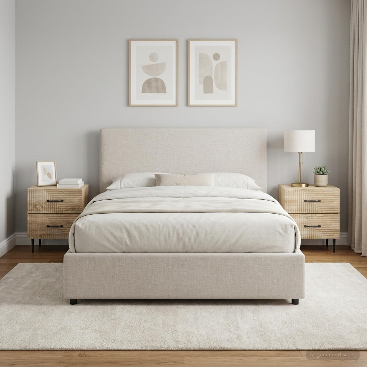 vidaXL Κομοδίνο 2 τμχ. Sonoma Δρυς 43 x 34,5 x 47,5 εκ