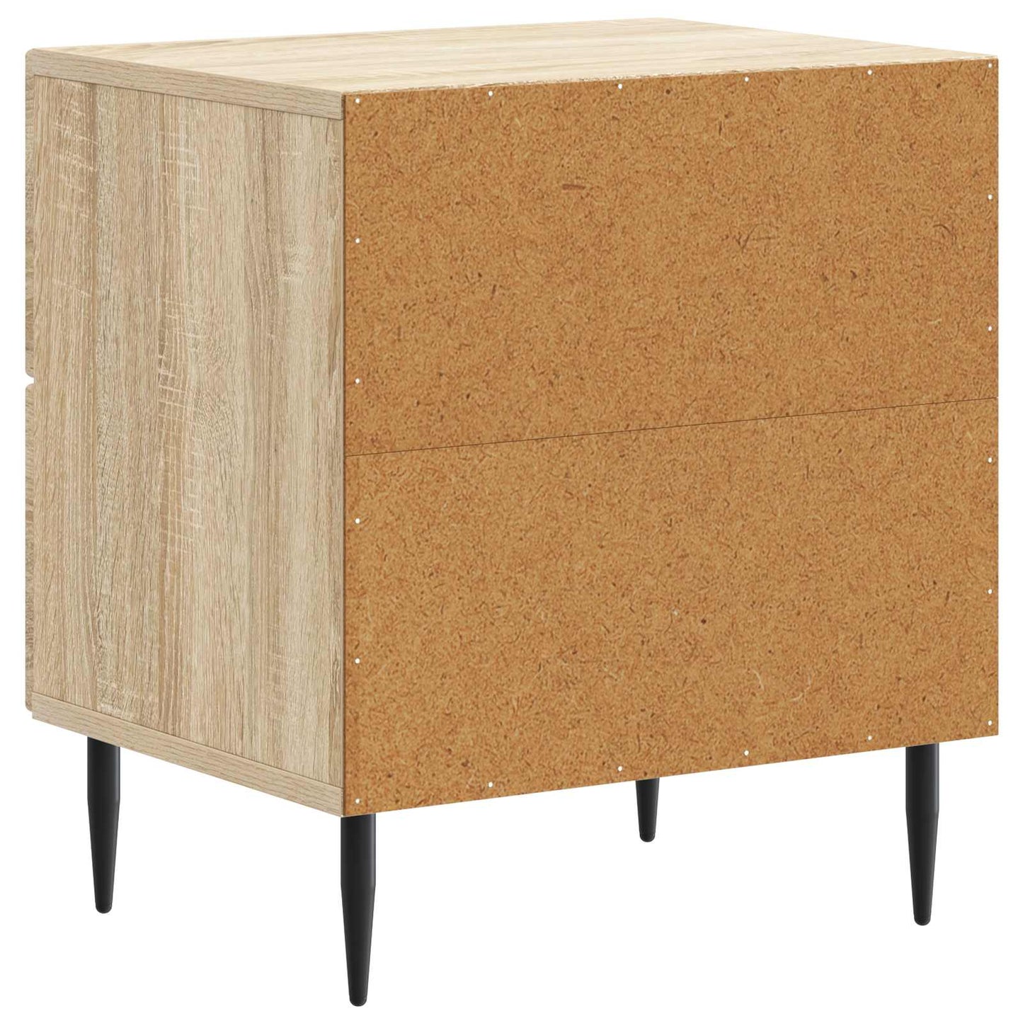 vidaXL Κομοδίνο 2 τμχ. Sonoma Δρυς 43 x 34,5 x 47,5 εκ