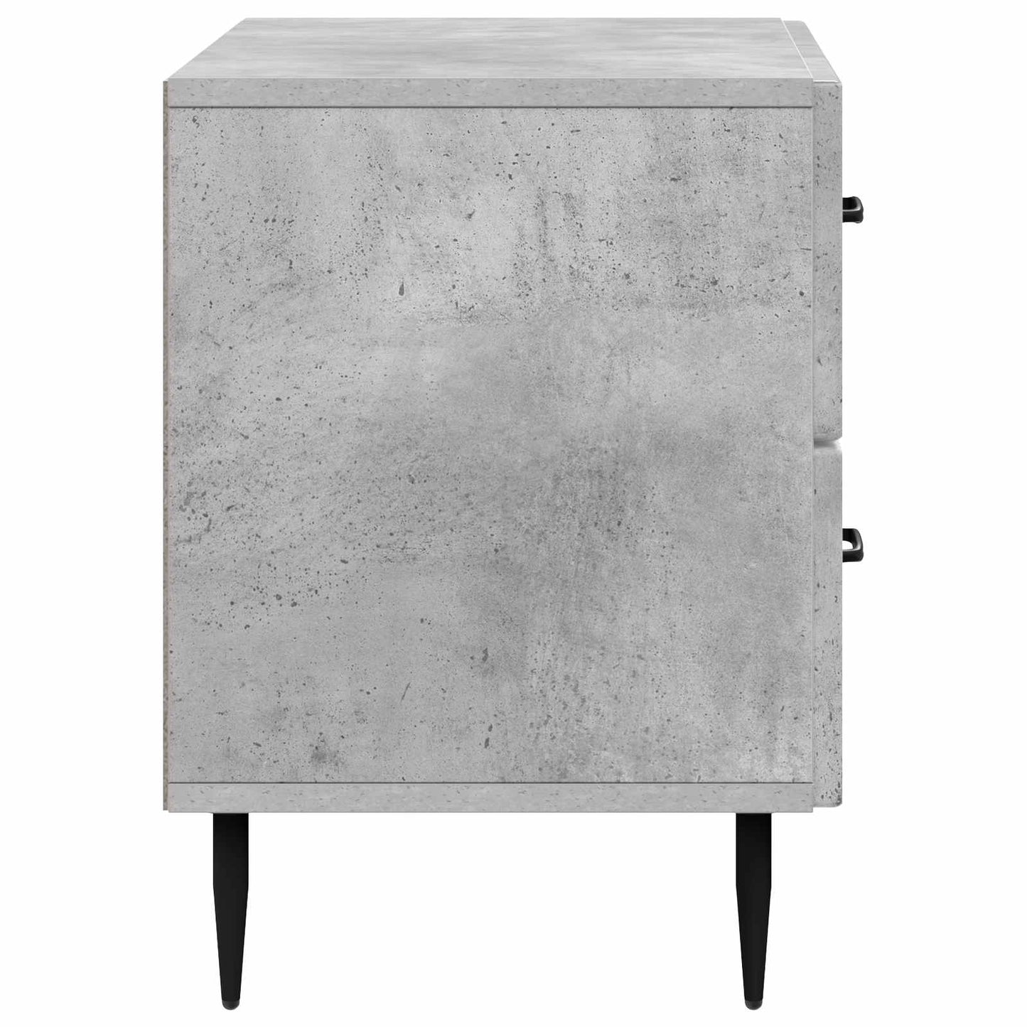 vidaXL Κομοδίνο με συρτάρι Γκρι Σκυροδέματος 62 x 34,5 x 47,5 εκ