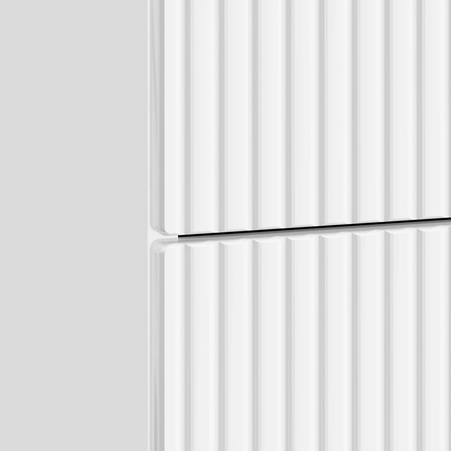 vidaXL Κομοδίνο με συρτάρι Γυαλιστερό Λευκό 62 x 34,5 x 47,5 εκ