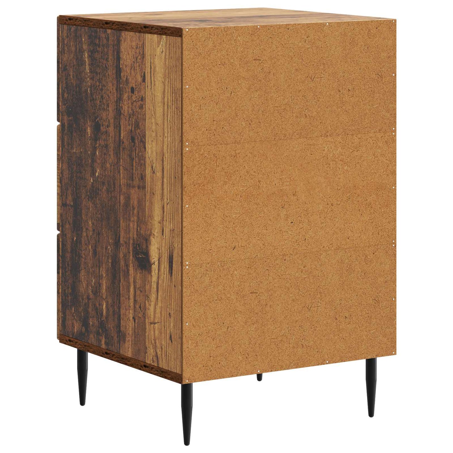 vidaXL Κομοδίνο Παλαιωμένο ξύλο 43 x 41 x 66,5 εκ. Επεξεργασμένο Ξύλο