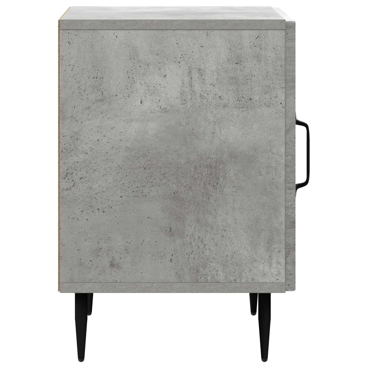 vidaXL Κομοδίνο 2 τμχ. Γκρι Σκυροδέματος 43 x 34,5 x 50 εκ
