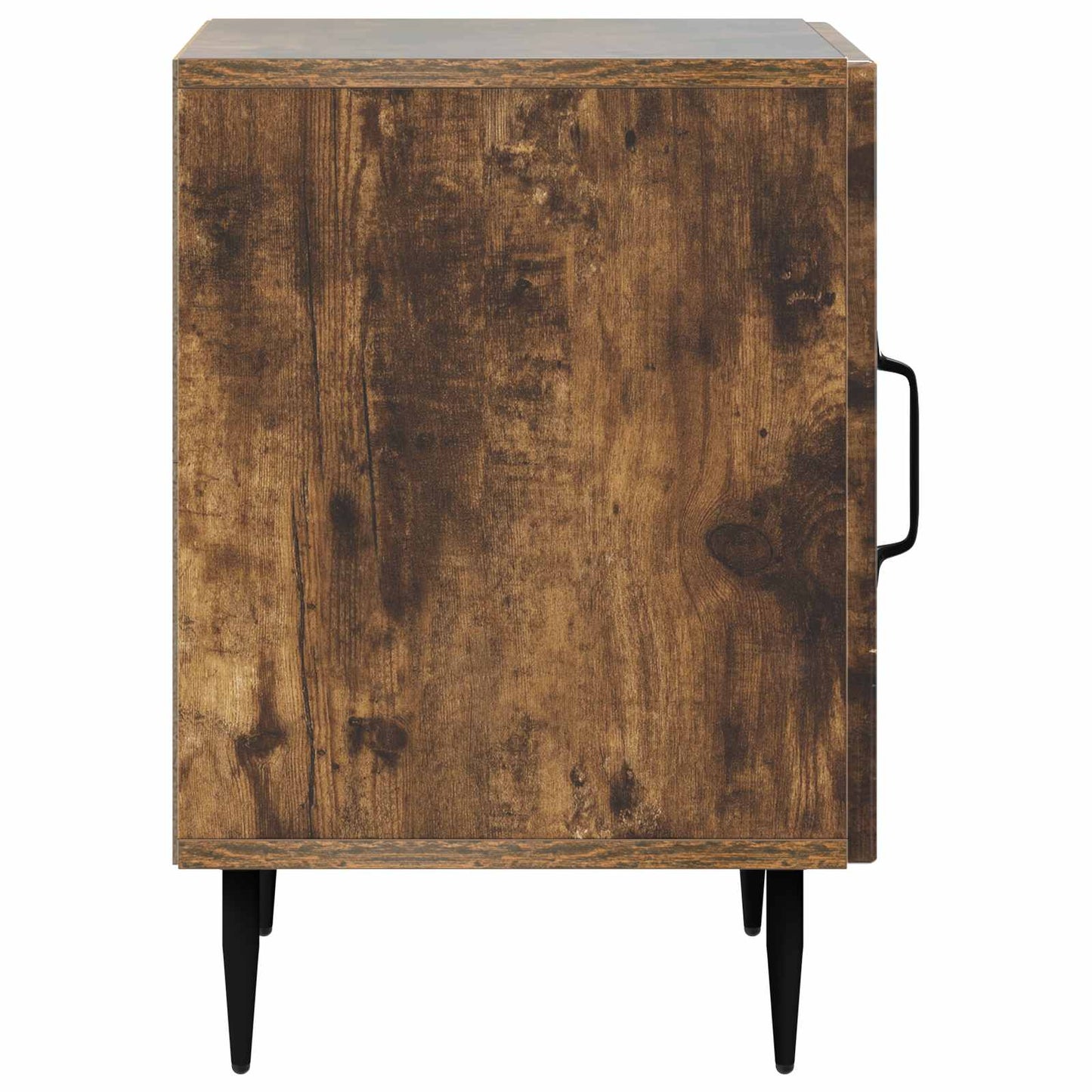 vidaXL Κομοδίνο 2 τμχ. Καπνισμένο Ξύλο Δρυός 43 x 34,5 x 50 εκ