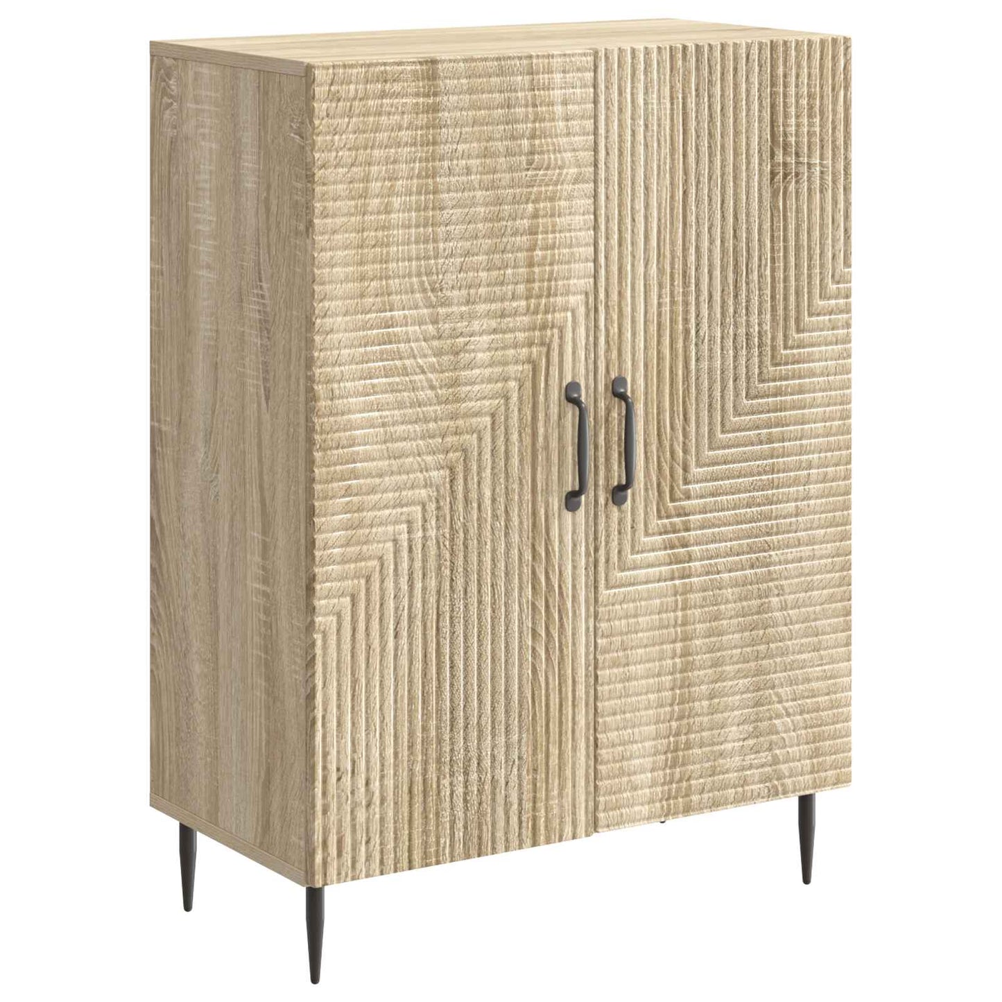 vidaXL Πλαϊνό γραφείο Sonoma Δρυς 66 x 34,5 x 89,5 εκ