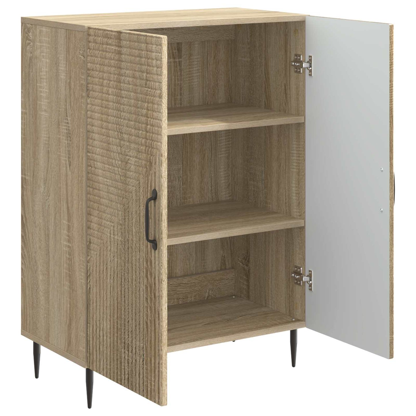 vidaXL Πλαϊνό γραφείο Sonoma Δρυς 66 x 34,5 x 89,5 εκ
