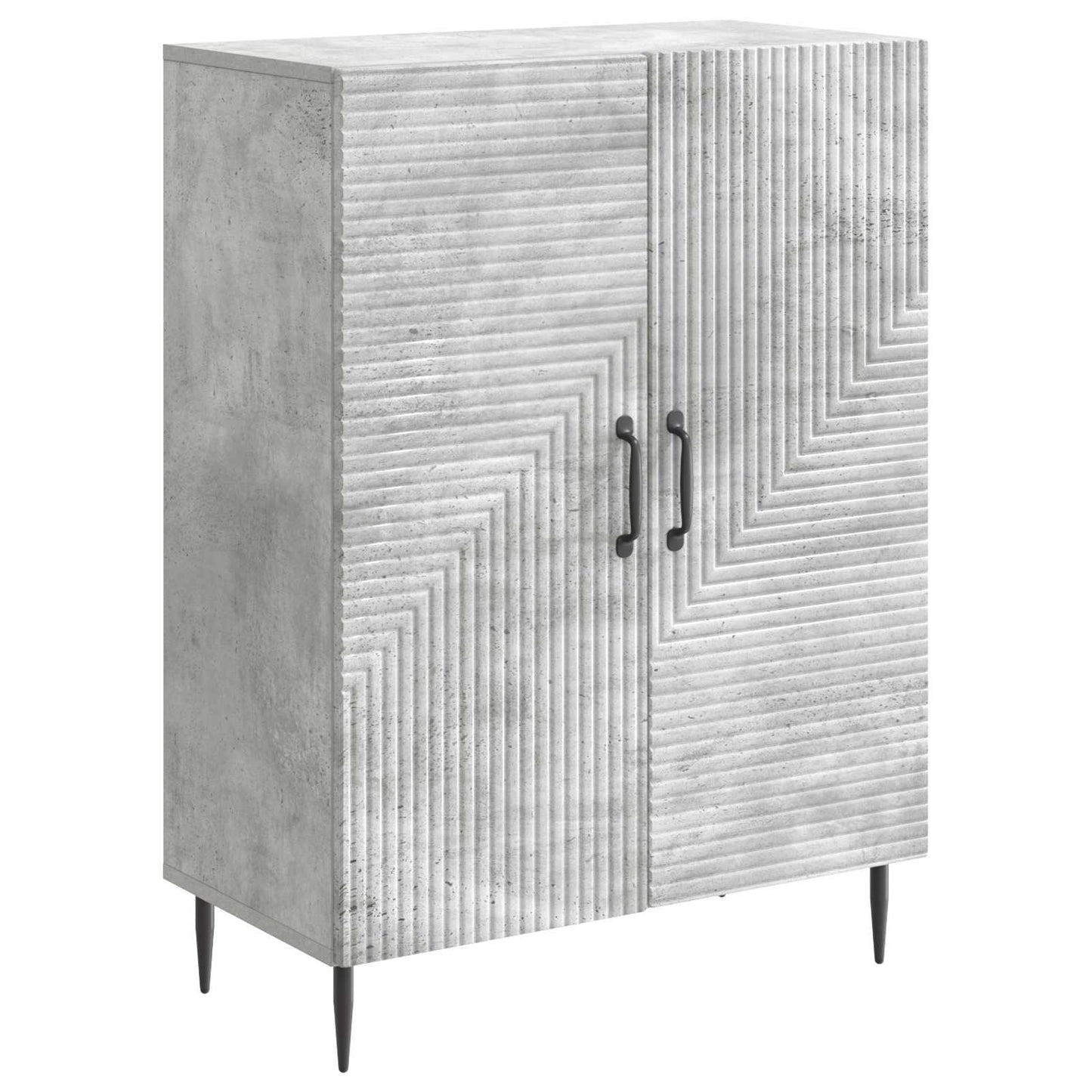 vidaXL Πλαϊνό γραφείο Γκρι Σκυροδέματος 66 x 34,5 x 89,5 εκ