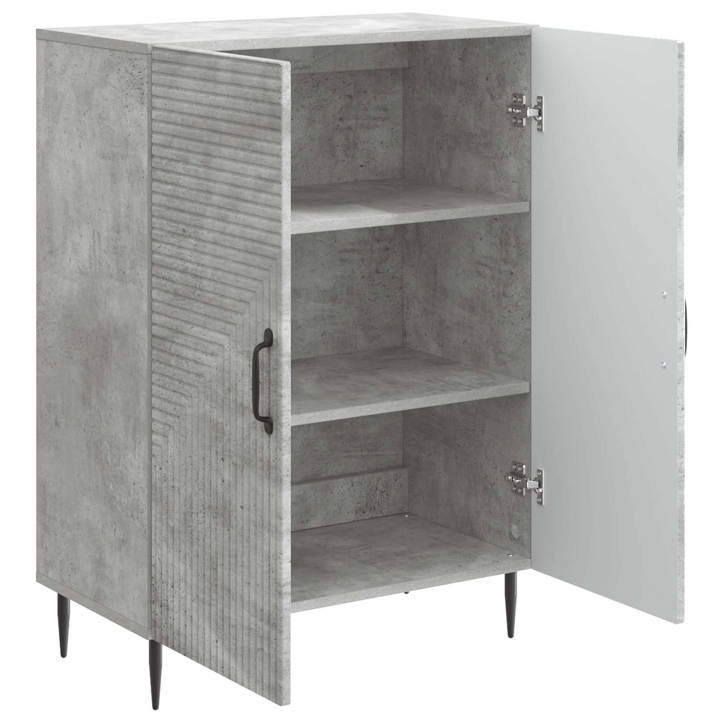 vidaXL Πλαϊνό γραφείο Γκρι Σκυροδέματος 66 x 34,5 x 89,5 εκ