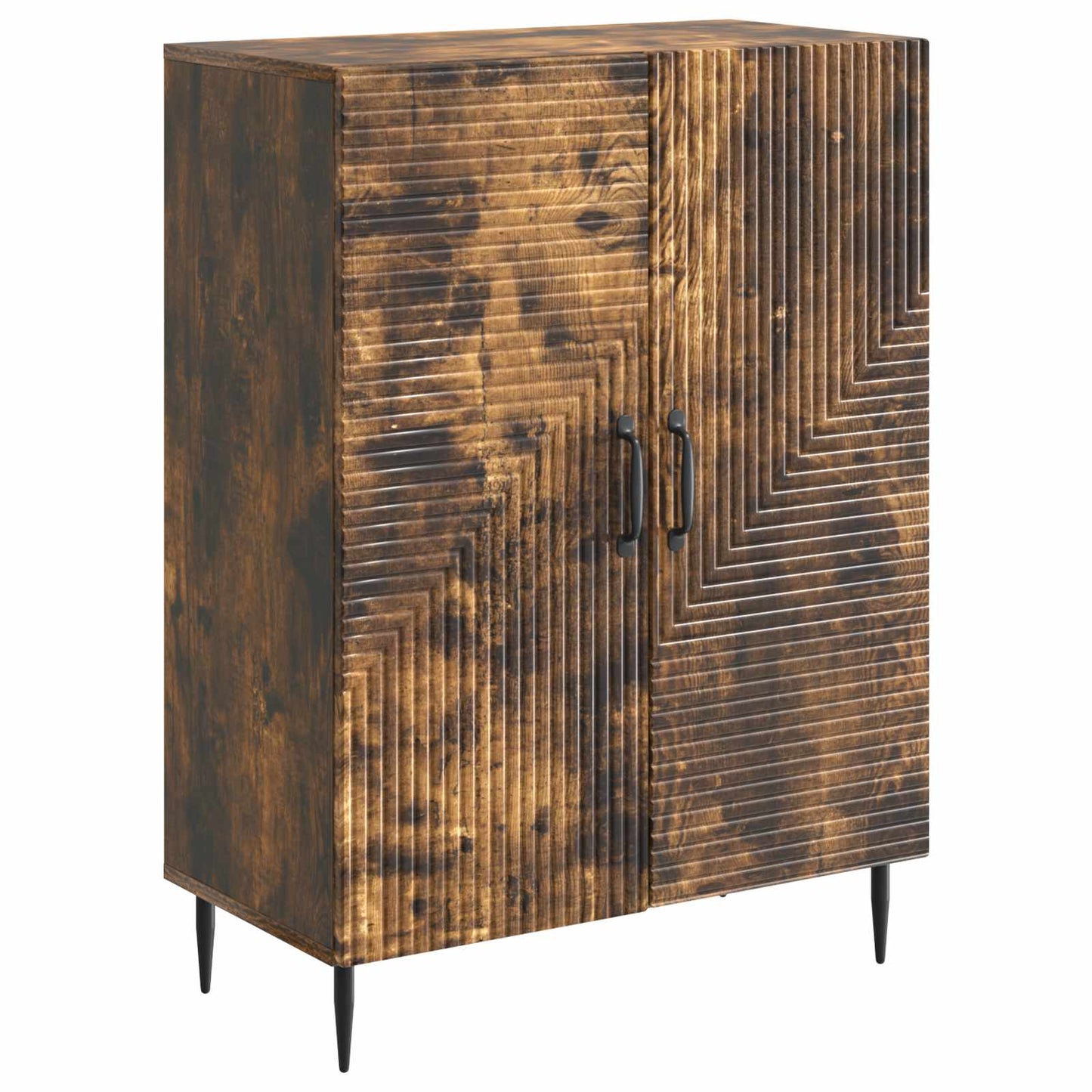 vidaXL Πλαϊνό γραφείο Καπνισμένο Ξύλο Δρυός 66 x 34,5 x 89,5 εκ