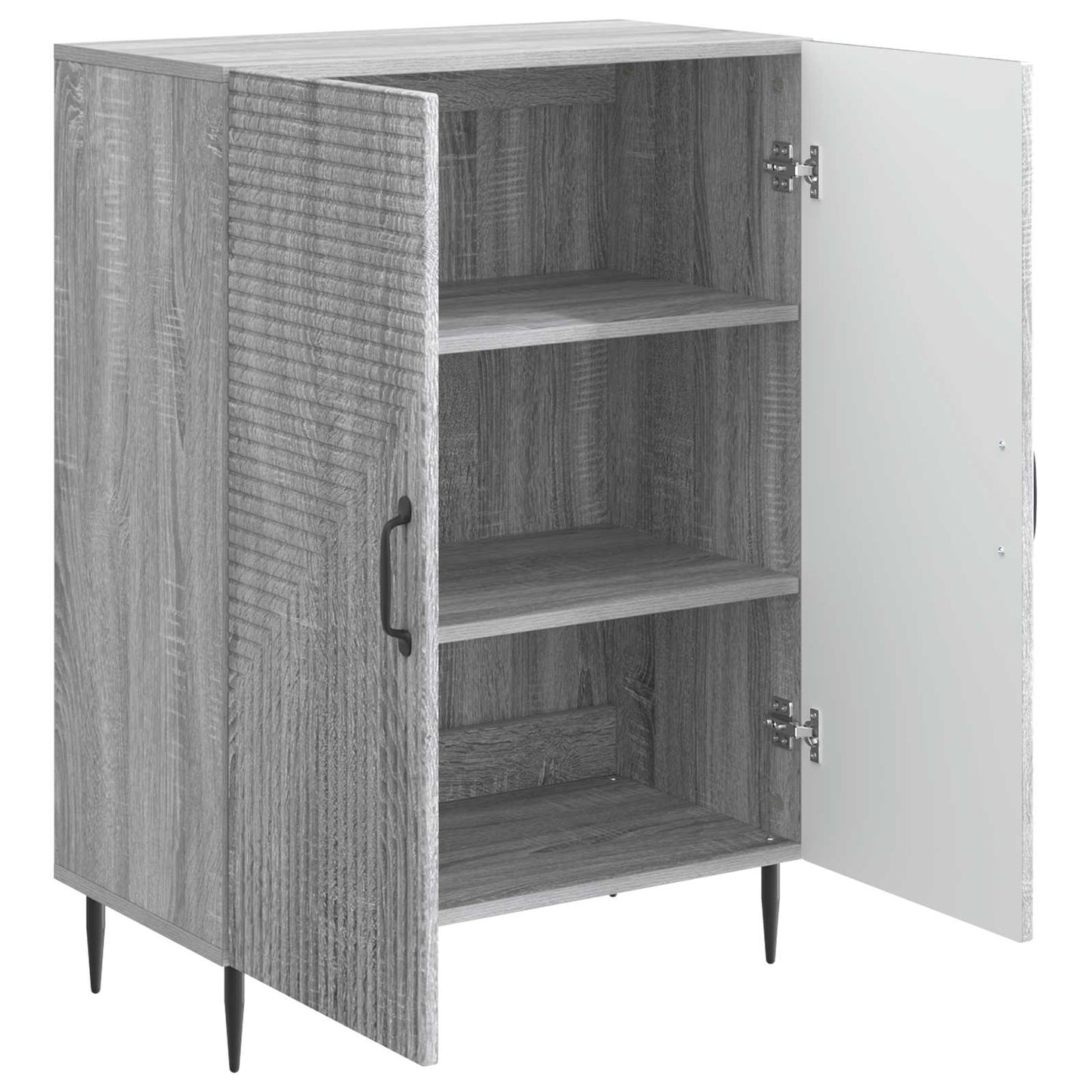 vidaXL Πλαϊνό γραφείο Γκρι Sonoma 66 x 34,5 x 89,5 εκ