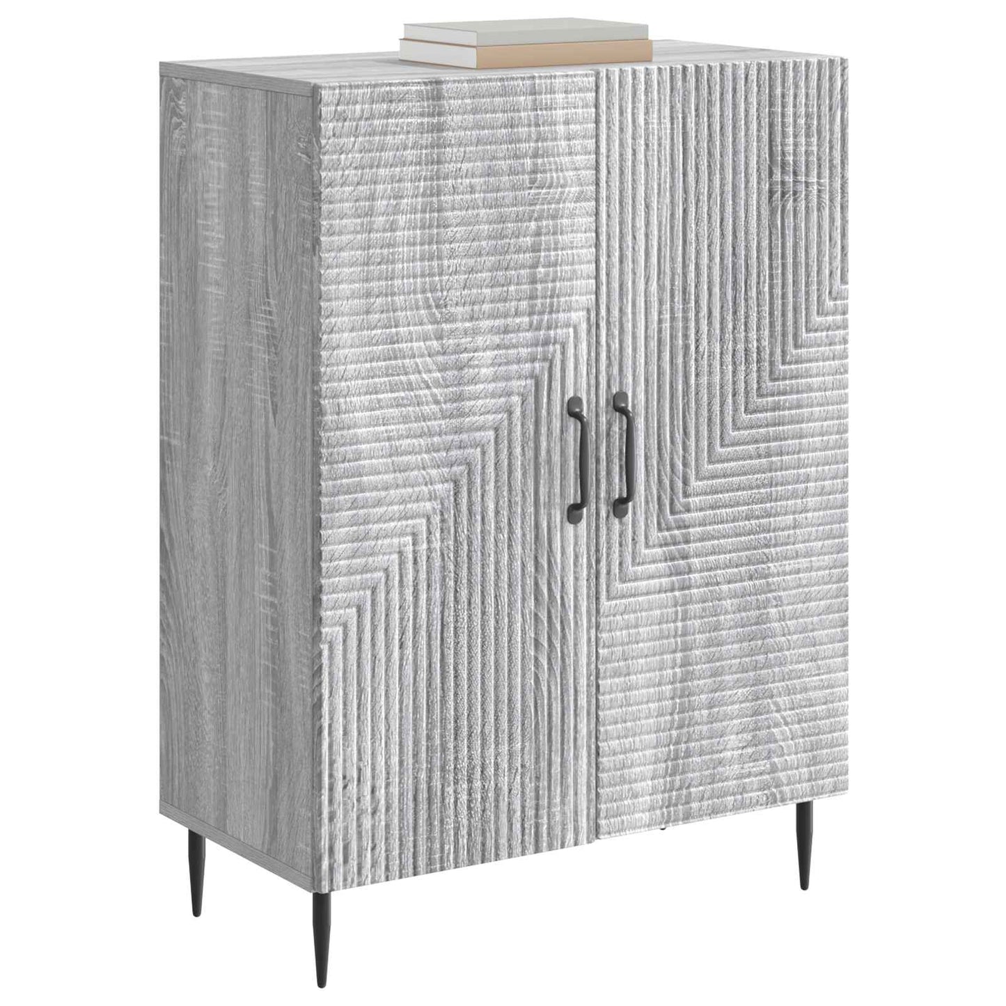 vidaXL Πλαϊνό γραφείο Γκρι Sonoma 66 x 34,5 x 89,5 εκ