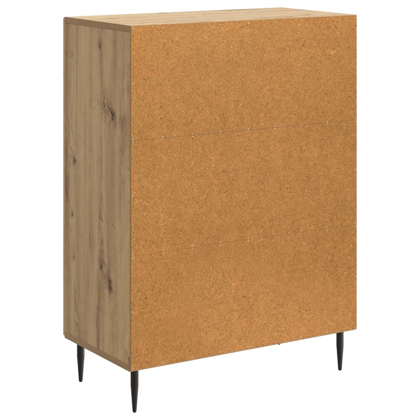 vidaXL Πλαϊνό γραφείο Artisan Δρυς 66 x 34,5 x 89,5 εκ