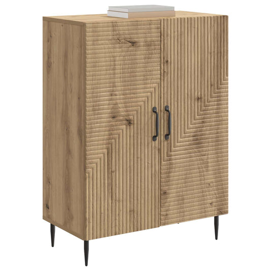 vidaXL Πλαϊνό γραφείο Artisan Δρυς 66 x 34,5 x 89,5 εκ