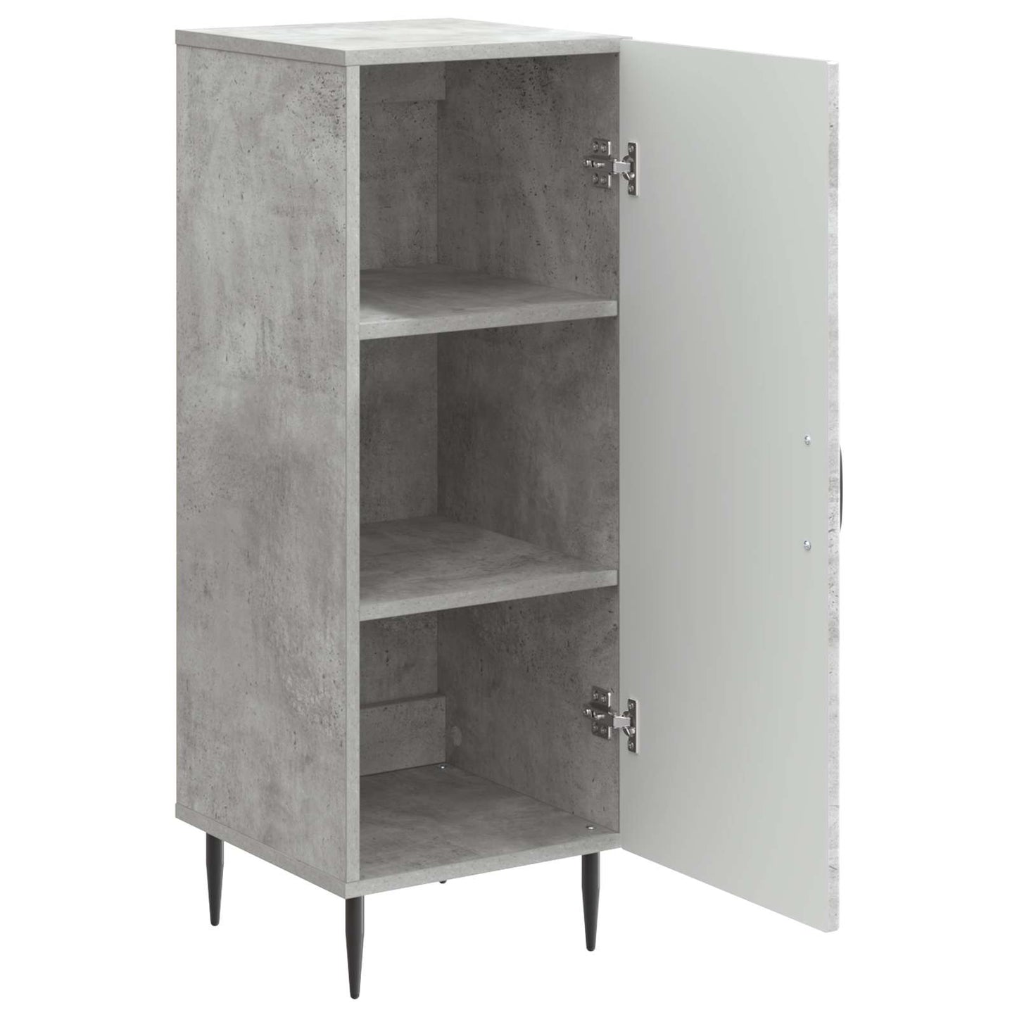vidaXL Πλαϊνό γραφείο Γκρι Σκυροδέματος 33 x 34,5 x 89,5 εκ