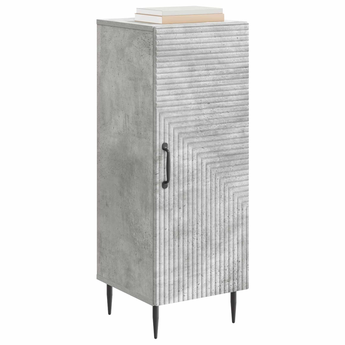 vidaXL Πλαϊνό γραφείο Γκρι Σκυροδέματος 33 x 34,5 x 89,5 εκ