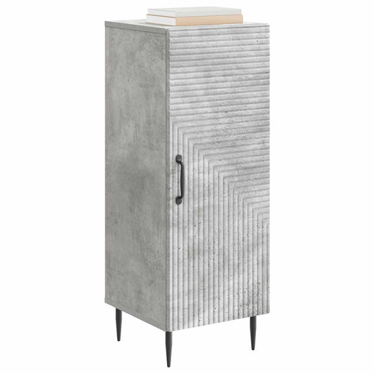 vidaXL Πλαϊνό γραφείο Γκρι Σκυροδέματος 33 x 34,5 x 89,5 εκ