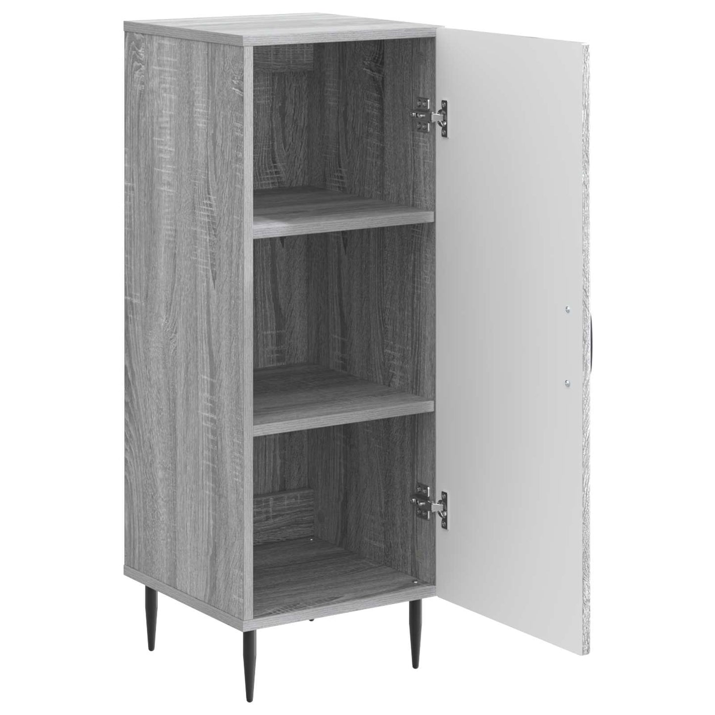 vidaXL Πλαϊνό γραφείο Γκρι Sonoma 33 x 34,5 x 89,5 εκ