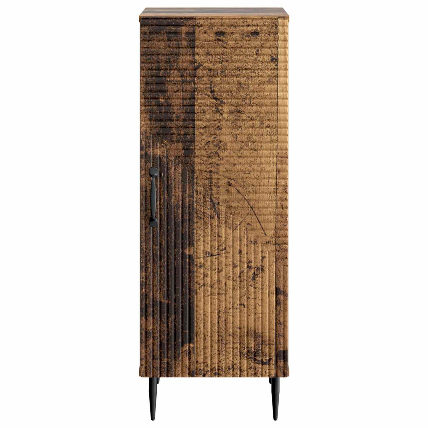 vidaXL Πλαϊνό γραφείο Παλαιωμένο ξύλο 33 x 34,5 x 89,5 εκ