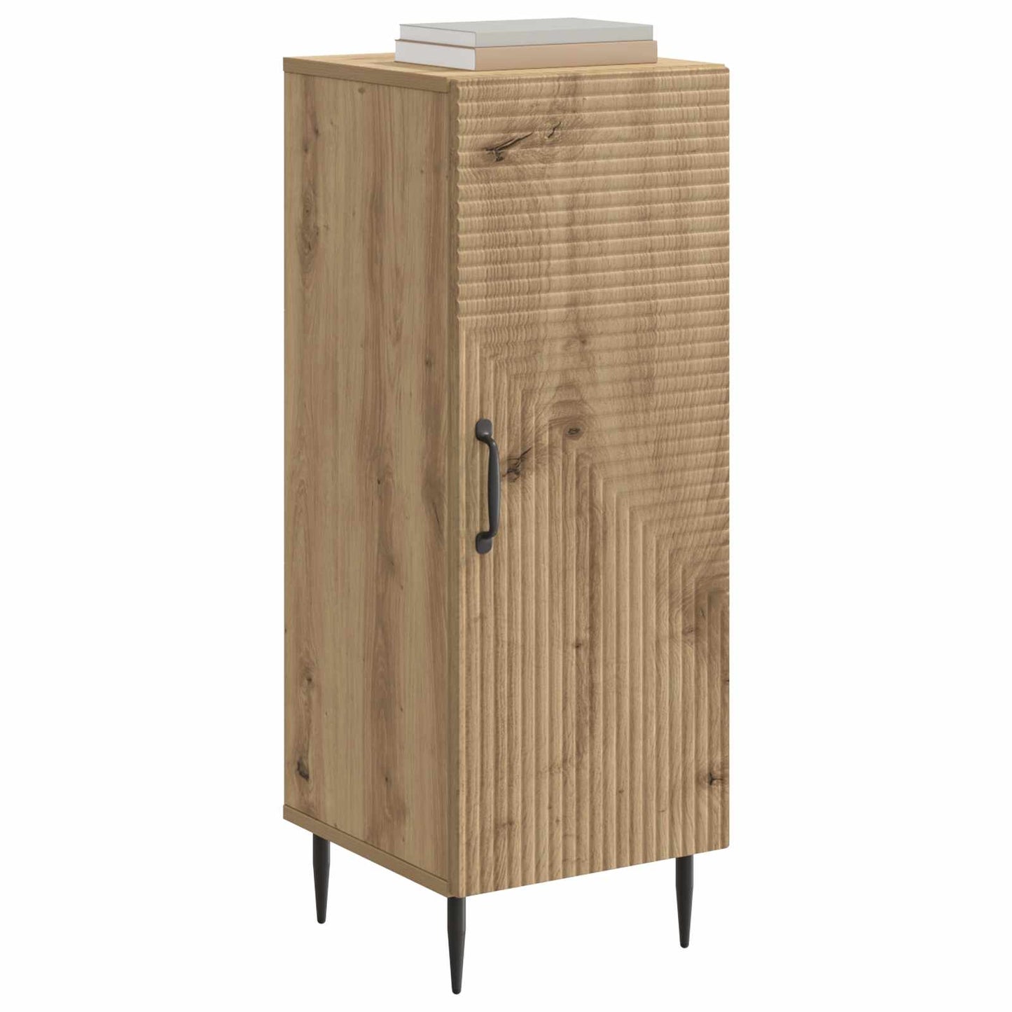 vidaXL Πλαϊνό γραφείο Artisan Δρυς 33 x 34,5 x 89,5 εκ