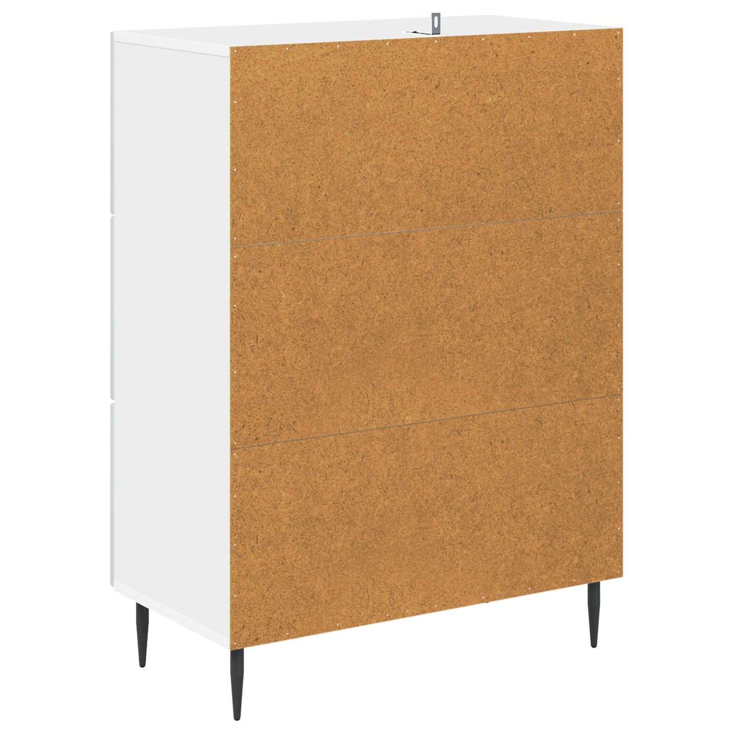 vidaXL Ντουλάπι με Συρτάρια Λευκό 66 x 34,5 x 89,5 εκ