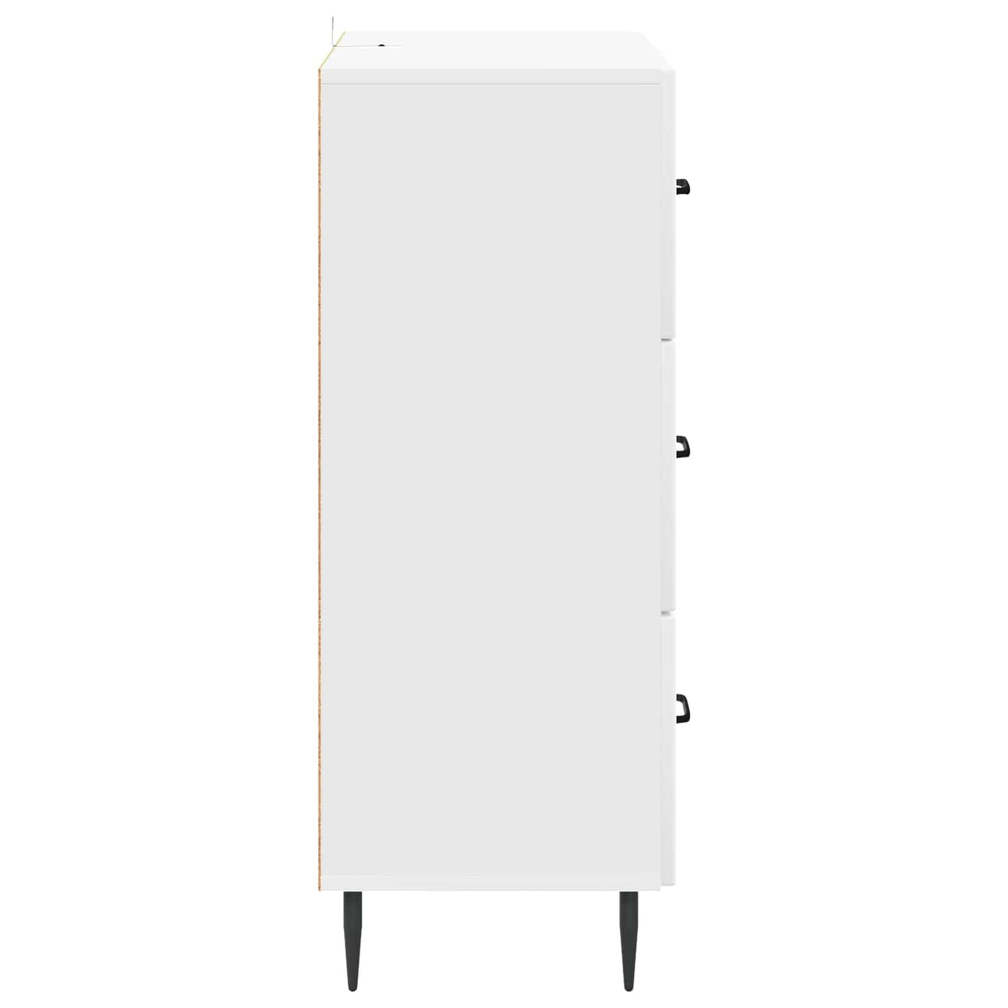 vidaXL Ντουλάπι με Συρτάρια Λευκό 66 x 34,5 x 89,5 εκ